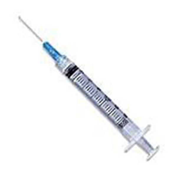 Becton-Dickinson Syringe/Needle 10Cc Luer Lock 20Gx1" Conventional 100/Bx, 4 Bx/Ca - 309644