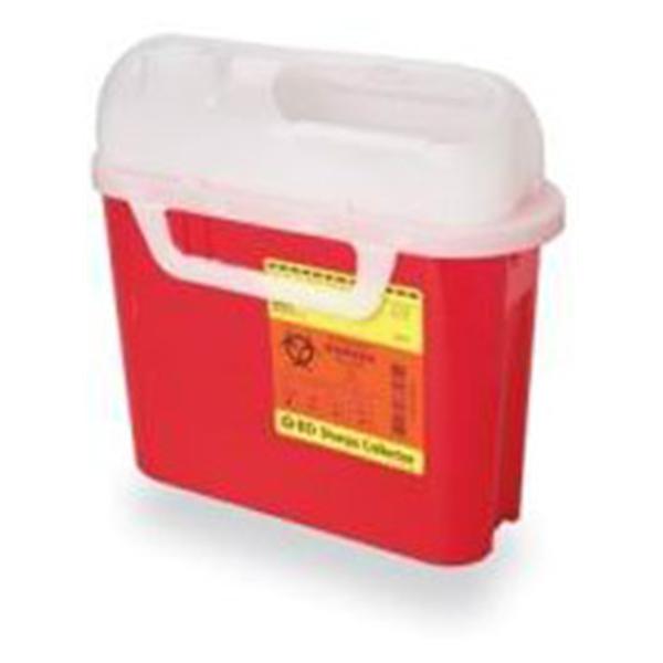Becton-Dickinson Container Sharps 5.4Qt Plastic Red Ea, 20 Ea/Ca - 305443