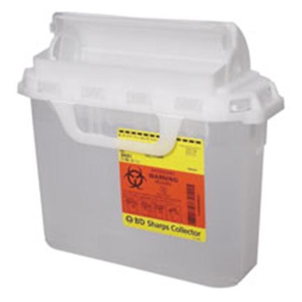 Becton-Dickinson Container Sharps 5.4Qt Plastic Clear Ea, 20 Ea/Ca - 305551