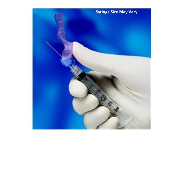 Becton-Dickinson Syringe/Needle 3Cc Luer Lock 21Gx1" Eclipse Safety 50/Bx, 6 Bx/Ca - 305779