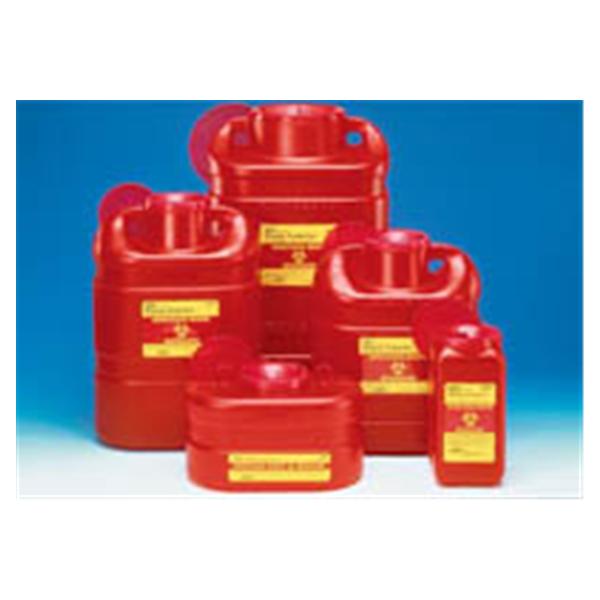 Becton-Dickinson Container Sharps 5Gal 1-Piece/X-Large Plastic Red/Clear Each, 8 Ea/Ca - 305477