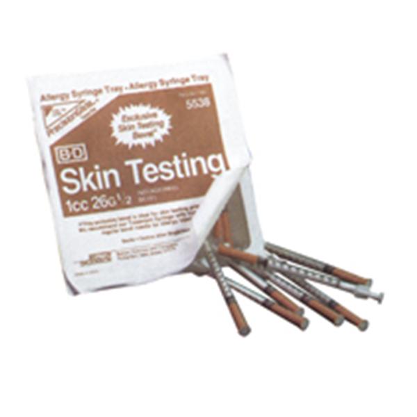 Becton-Dickinson Syringe/Needle Allergy Precisionglide 1Cc 26Gx1/2" Cnvntnl Prm Atch Ndl 25/Pk, 40 Pk/Ca - 305538