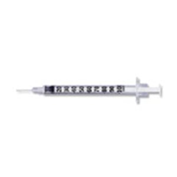Becton-Dickinson Syringe/Needle 1Cc 28Gx1/2" Micro-Fine Iv U-100 Insulin Conventional 100/Bx, 5 Bx/Ca - 329410