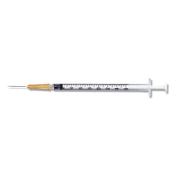 Becton-Dickinson Syringe/Needle 1Cc Luer Slip 25Gx5/8" Conventional 100/Bx, 8 Bx/Ca - 309597