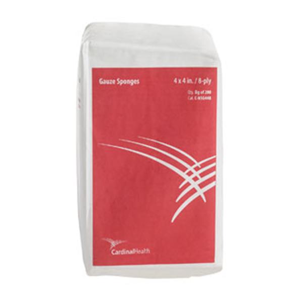 Cardinal Health Sponge Gauze Premium 100% Cotton 4X4" 8 Ply Woven Non-Sterile Lf 200/Bag, 20 Bg/Ca - C-NSG448