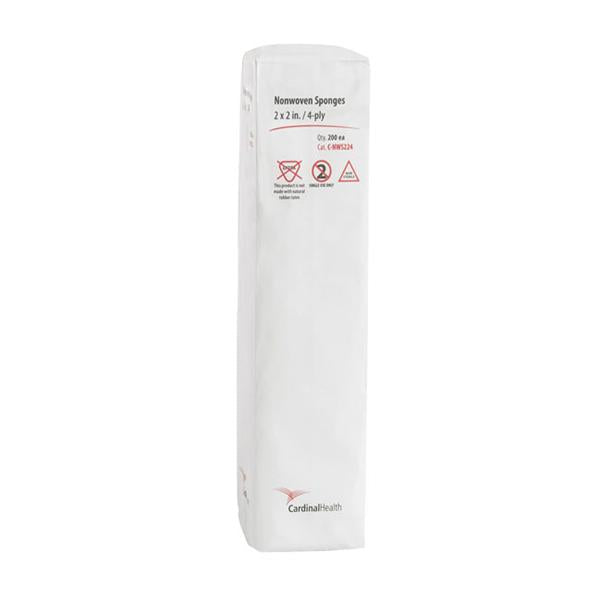 Cardinal Health Sponge All Purpose Rayon/Polyester Blend 2X2" 4 Ply Nwvn Non-Sterile Lf 200/Bg, 40 Bg/Ca - C-NWS224