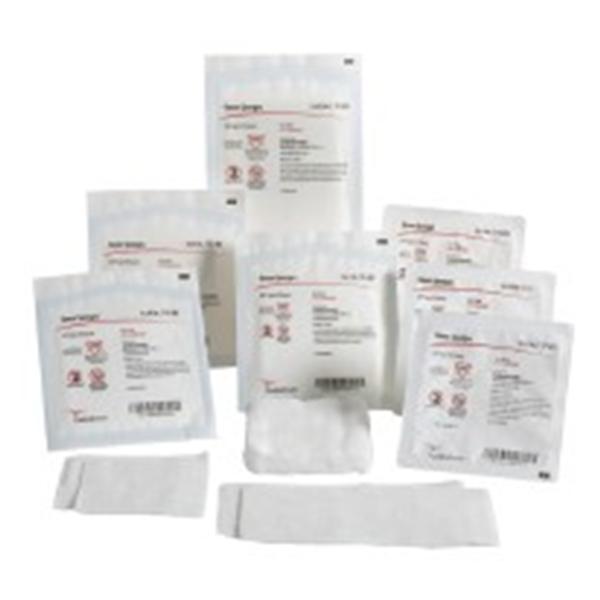 Cardinal Health Sponge Gauze 100% Cotton 4X4" 8 Ply Woven Sterile Lf 50 Package, 12 Bx/Ca - C-SG44082E