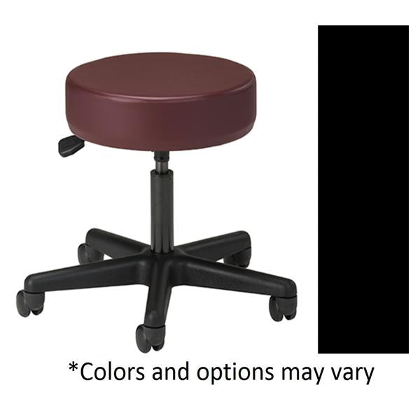 Clinton Industries. Stool Exam Standard Series Black 2.5" Casters Backless 5 Leg Ea - 2135-BLACK