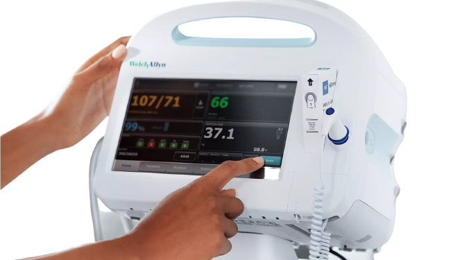 Welch Allyn Vital Signs Monitor Connex Patient Vital Signs Monitoring Type Ecg, Nibp, Pulse, Spo2 , Suretemp Battery - 67MXTP-B-ECG3A
